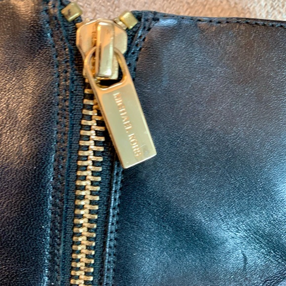 EUC Michael Kors Black Leather Ankle Boots 7.5 - Picture 7 of 7